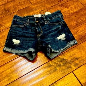 Abercrombie kids jean shorts